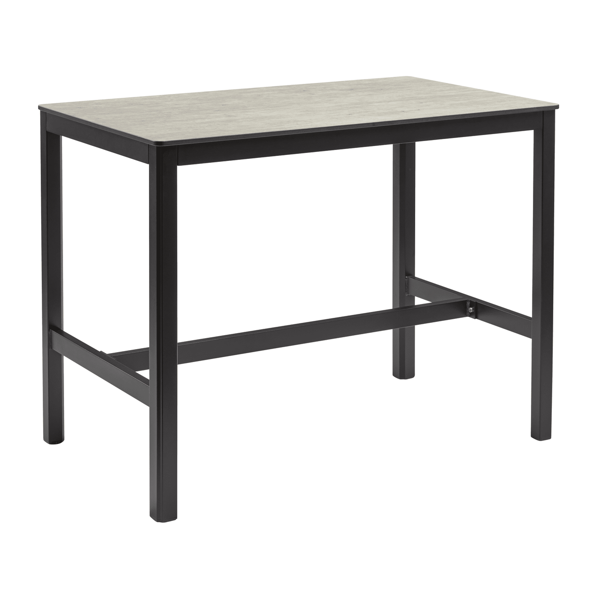 Extrema Cement 'Textured' - Black Counter Height Table
