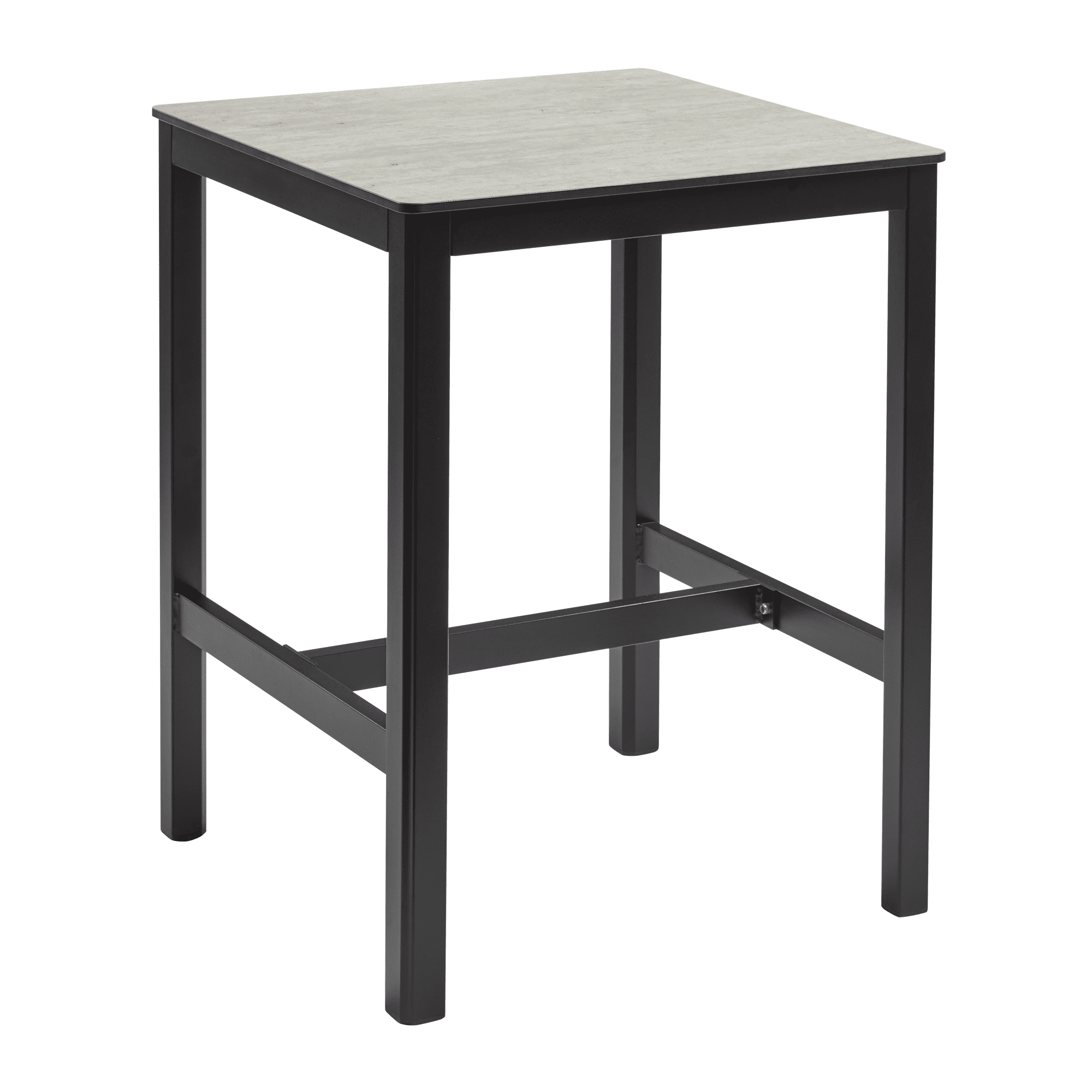 Extrema Cement 'Textured' - Black Counter Height Table
