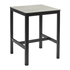 Extrema Cement 'Textured' - Black Counter Height Table
