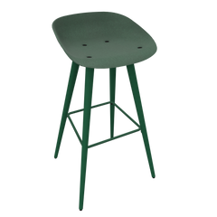 Pine Dark Green Veeda Wooden Stool
