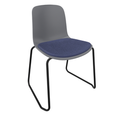 Mid Grey Fluxee Sled Base Chair