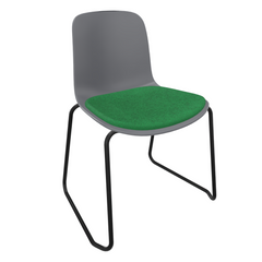 Mid Grey Fluxee Sled Base Chair