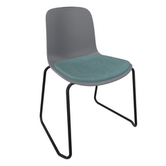 Mid Grey Fluxee Sled Base Chair