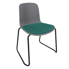 Mid Grey Fluxee Sled Base Chair