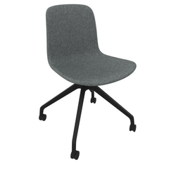 Positive Cool Grey Fluxee Upholstered Task Chair
