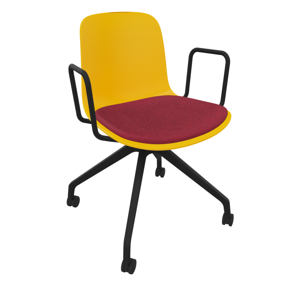Yellow Fluxee Task Armchair