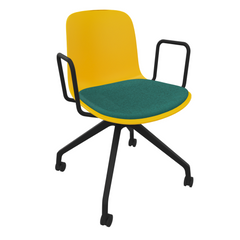 Yellow Fluxee Task Armchair