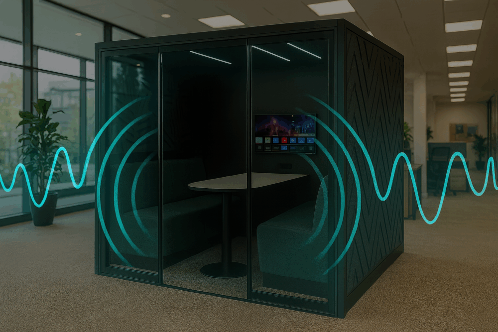 Visual Pods Acoustic Pods for Offices & Schools | Built for Privacy & Focus